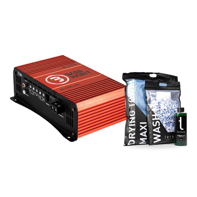 Bass Habit SPL ELITE 1200.1DF med Tershine Tvättpaket