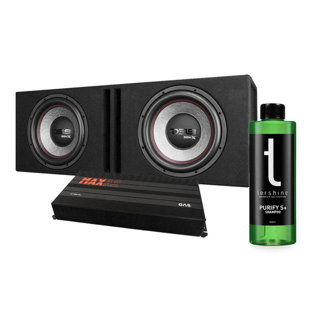 DS18 GEN-X212LD och GAS MAX A2-1500.1DL med Tershine Purify S+