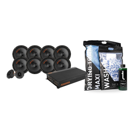 4-pack GAS MAD PM2-64S med PT1-254 och slutsteg med Tershine Tvättpaket