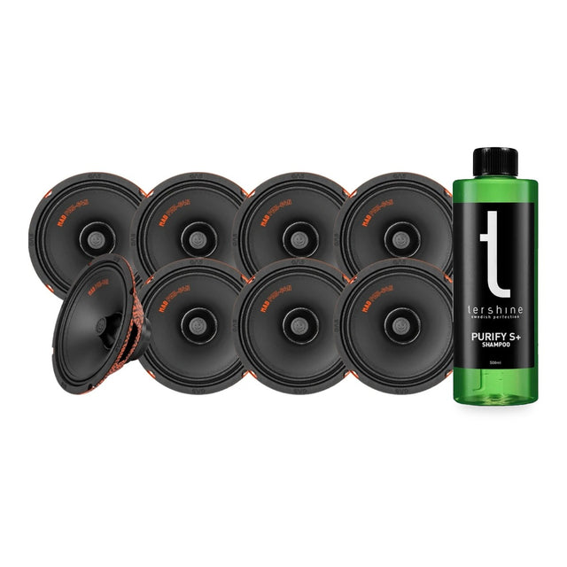 8-pack GAS MAD PM3-64N med Tershine Purify S+