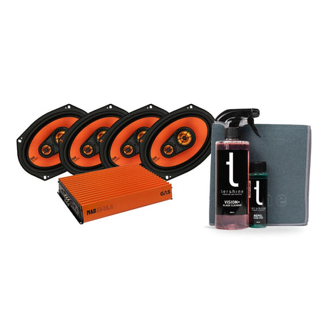 4-pack GAS MAD X1-694 & MAD A1-70.4 med Tershine Glasrengöringspaket