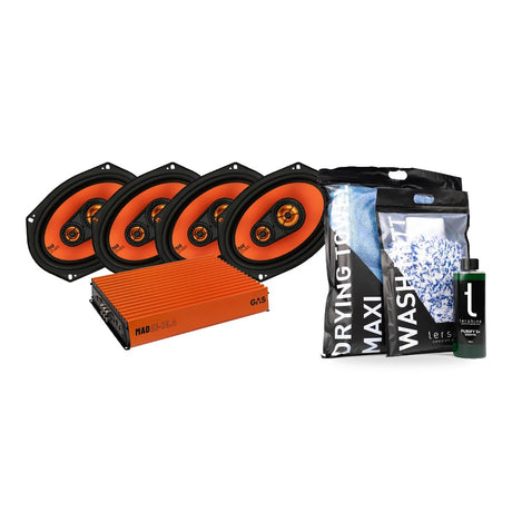 4-pack GAS MAD X1-694 & MAD A1-70.4 med Tershine Tvättpaket
