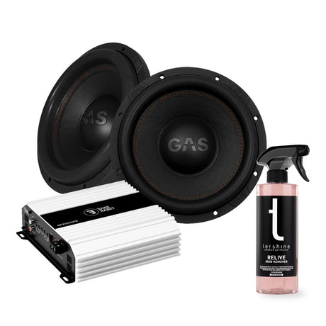2-pack GAS MAX S1-12D1 med Bass Habit SP31001FR med Tershine Relive