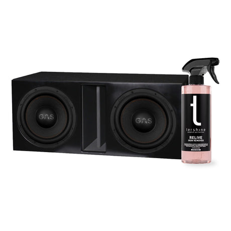 2-pack GAS MAX S1-12D2 i portad baslåda med Tershine Relive