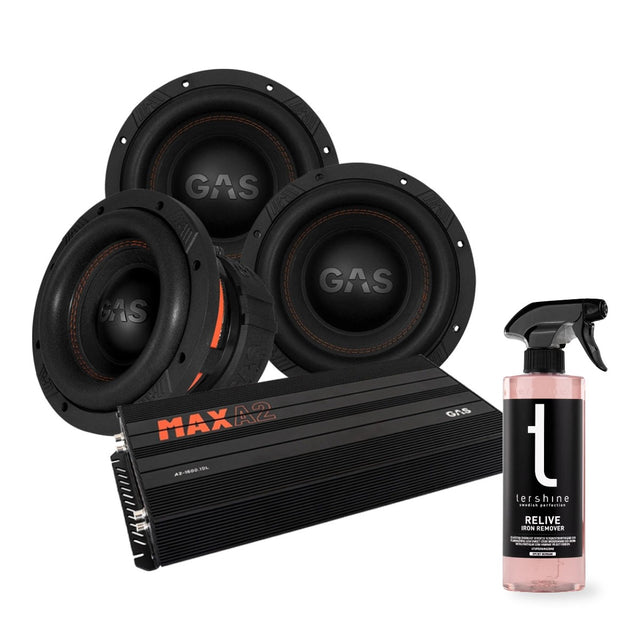 3-pack GAS MAX S1-8D1 & MAX A2-1500.1D med Tershine Relive