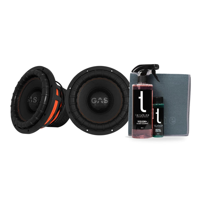 2-pack GAS MAX S2-12D1 med Tershine Glasrengöringspaket