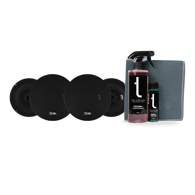 4-pack Bass Habit SPL Elite SE165CX med Tershine Glasrengöringspaket