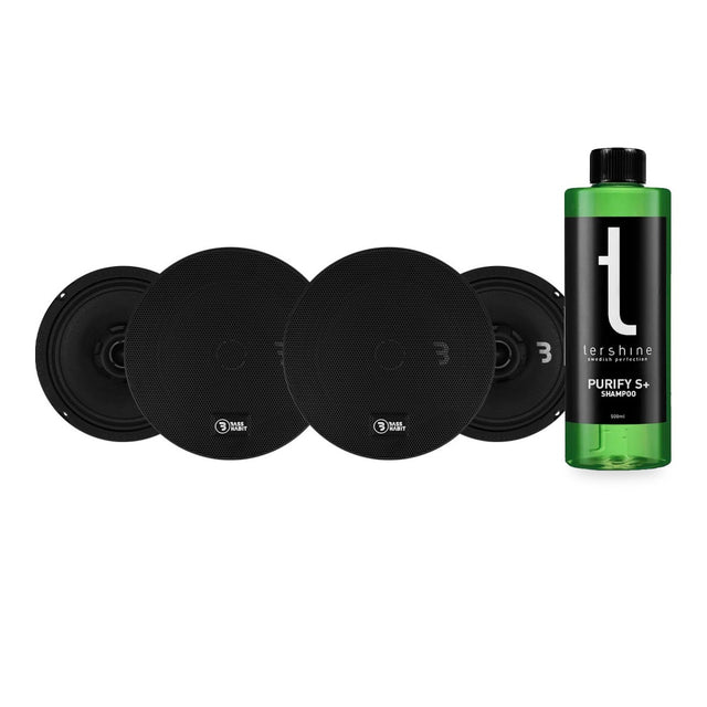 4-pack Bass Habit SPL Elite SE165CX med Tershine Purify S+