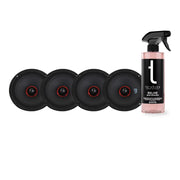 4-pack Bass Habit SPL Elite SE165M 6.5" midbas med Tershine Relive