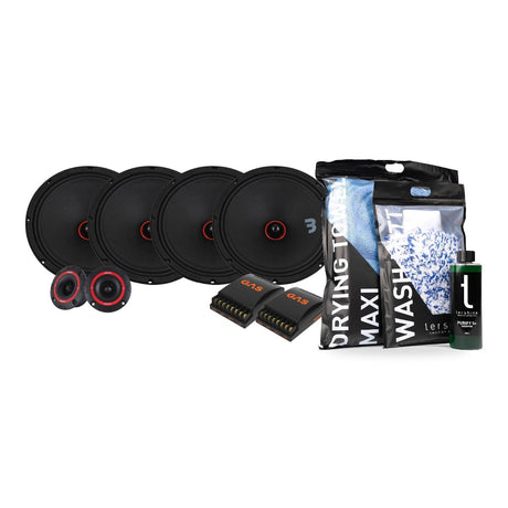 4-pack Bass Habit SE250M och SP25A SPL-paket med Tershine Tvättpaket