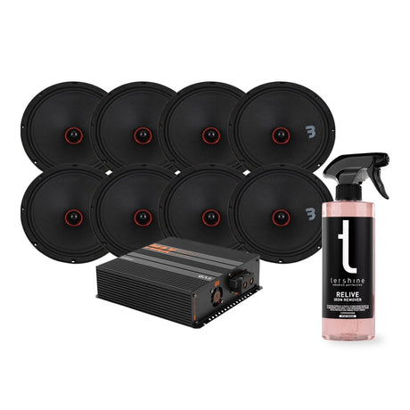 8-pack Bass Habit SE250M med GAS MAX PA1-1500.2DZ1 med Tershine Relive