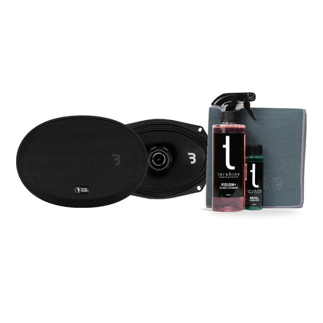 2-pack Bass Habit SPL Elite SE690CX med Tershine Glasrengöringspaket