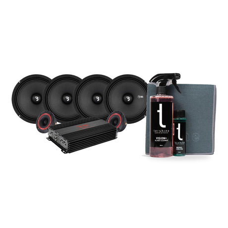 4-pack Bass Habit SP165M med Tershine Glasrengöringspaket