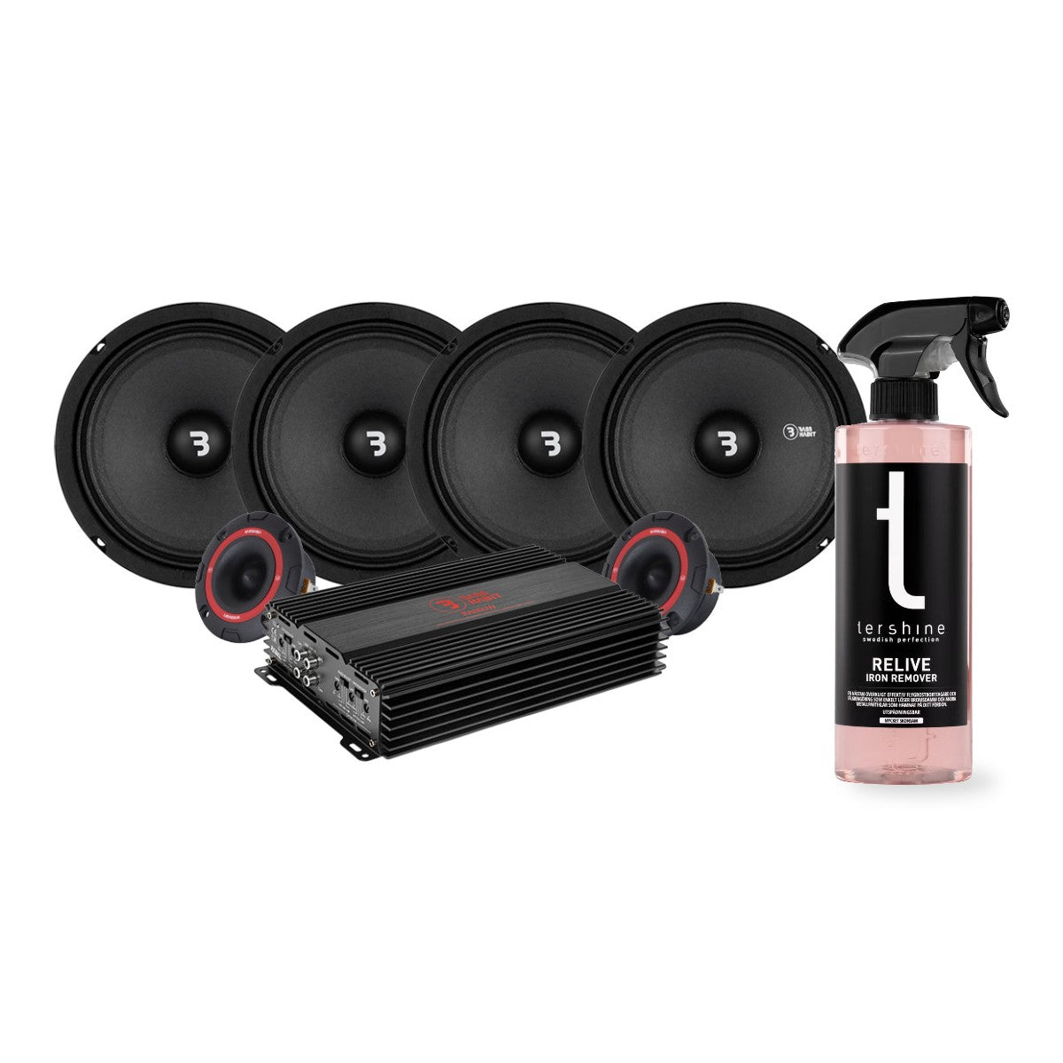 4-pack Bass Habit SP165M med Tershine Relive