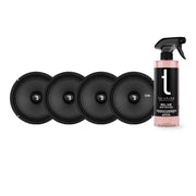 4-Pack Bass Habit SP165M 6.5tums midbas med Tershine Relive