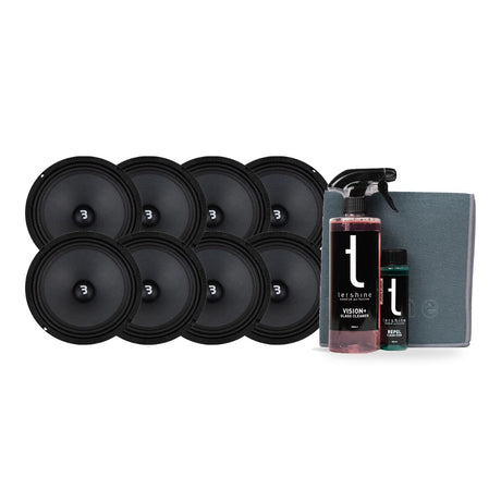 8-pack Bass Habit Play SP200M med Tershine Glasrengöringspaket