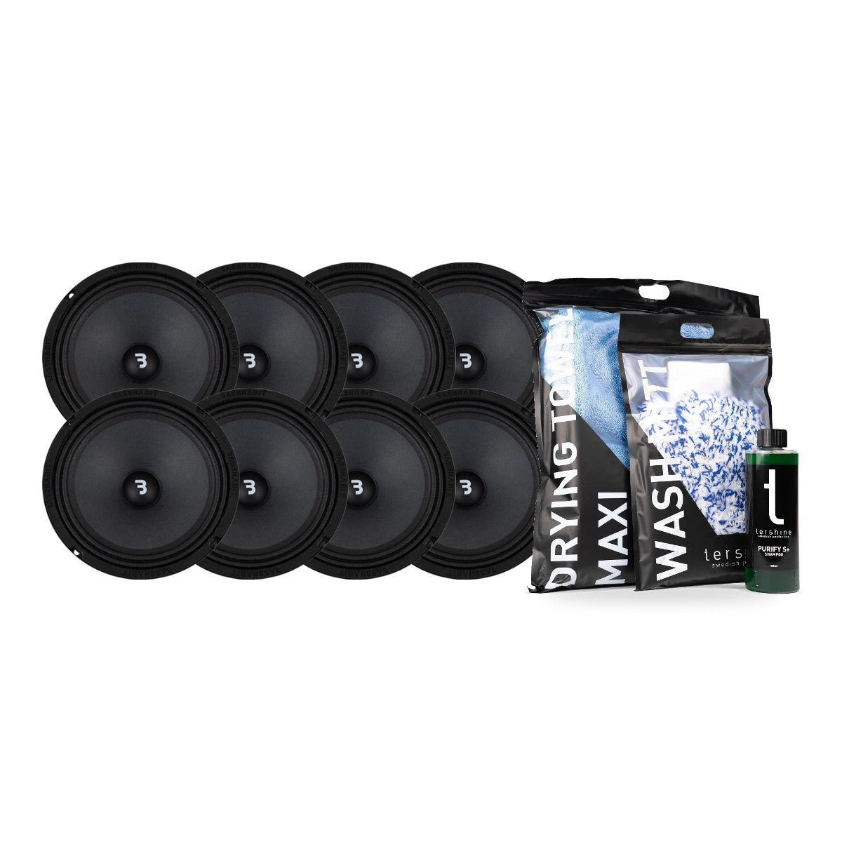 8-pack Bass Habit Play SP200M med Tershine Tvättpaket