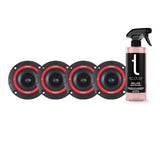 4-pack Bass Habit SPL Play SP25A SPL-diskant med Tershine Relive