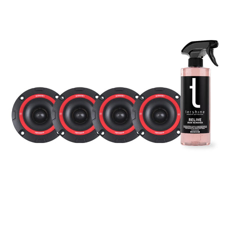 4-pack Bass Habit SPL Play SP25A SPL-diskant med Tershine Relive