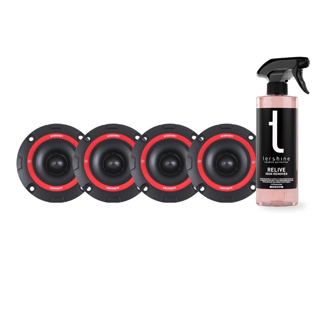 4-pack Bass Habit SPL Play SP25A SPL-diskant med Tershine Relive