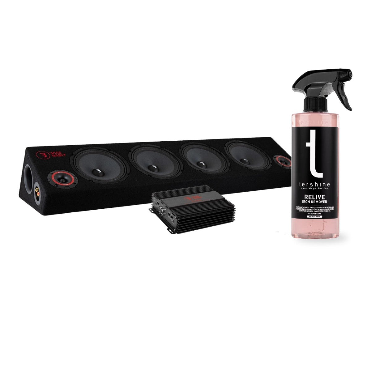 Bass Habit SPL84 med RA500W med Tershine Relive