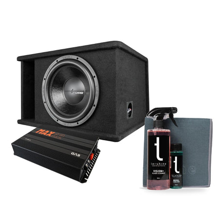 DS18 ZR112LD och GAS MAX A2-800.1D med Tershine Glasrengöringspaket