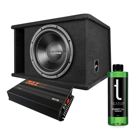 DS18 ZR112LD och GAS MAX A2-800.1D med Tershine Purify S+
