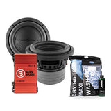 2-pack DS18 ZXI6.4D & Bass Habit SPL ELITE 1200.1DF med Tershine Tvättpaket