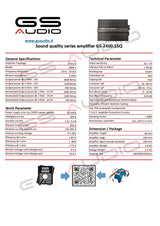 Gs Audio 2400.1SQ