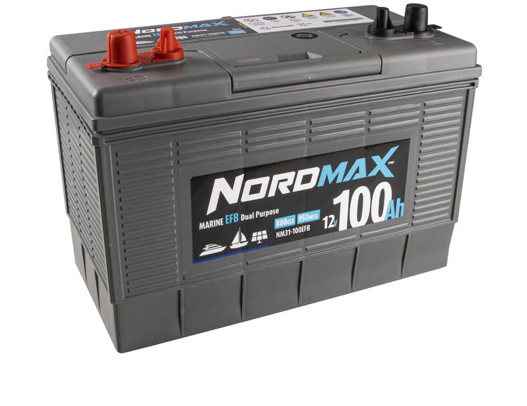 NM31-100EFB Marinbatteri Nordmax 12V 100Ah EFB
