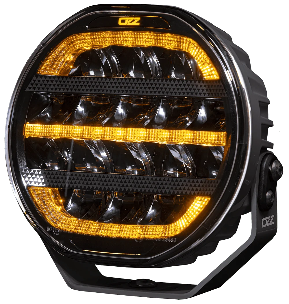OZZ XR2 7″ Black RAD5 rallyfemma extraljus