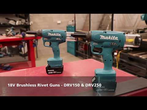 Batteridriven Popnitspistol Makita DRV250Z 18V (Utan batteri och laddare)