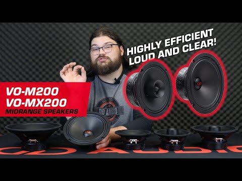 DD Audio VO-M208-S4, 8 tums midbas/mellanregister