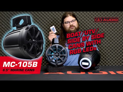 DD Audio MC-106B, marinhögtalare med LED