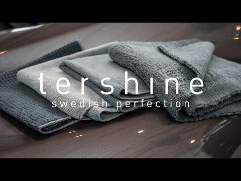 Tershine Mikrofiber - Standard, 40x40 cm mikrofiberduk, 5-pack grå