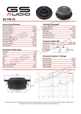 GS Audio TW-25