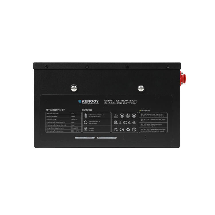 RENOGY Förbrukningsbatteri, Litium Underseat