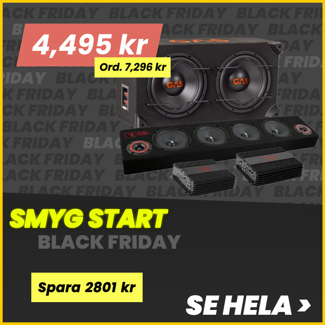 GAS MAD B1-212VS raggarpaket med SPL64 och slutsteg