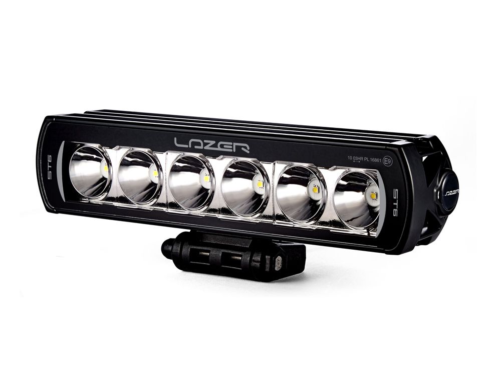 Extraljus Lazer ST6 Evolution - Rak / 28 cm / 66W - Komplett paket