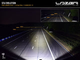 Extraljus Lazer ST6 Evolution - Rak / 28 cm / 66W - Komplett paket