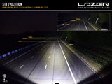Extraljus Lazer ST8 Evolution - Rak / 36 cm / 88W - Komplett paket