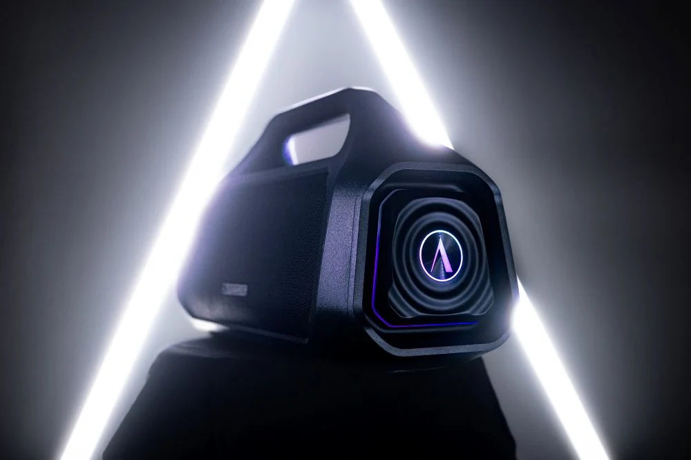 2-pack Arcsound STEAM bärbar partyhögtalare, svart