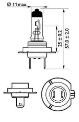Philips Halogen H7 Lampa Vision +30%