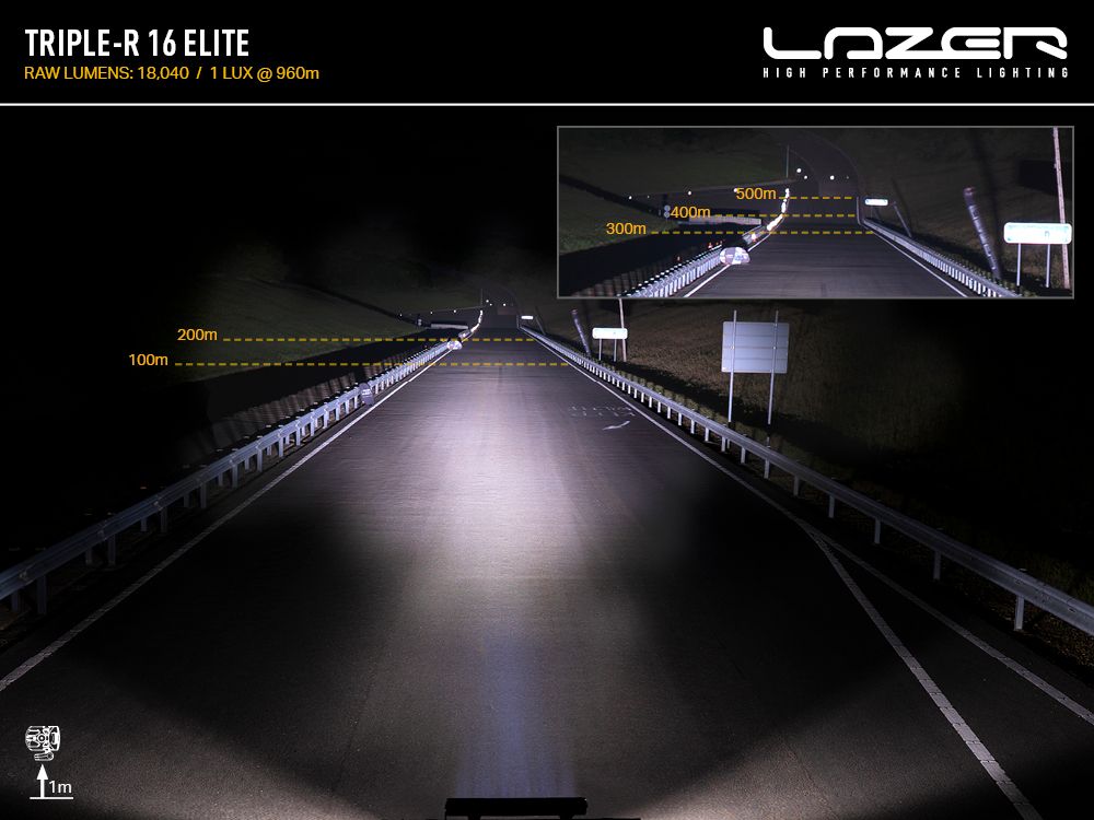 Extraljus Lazer Triple-R 16 Elite GEN2 - Rak / 76 cm / 208W