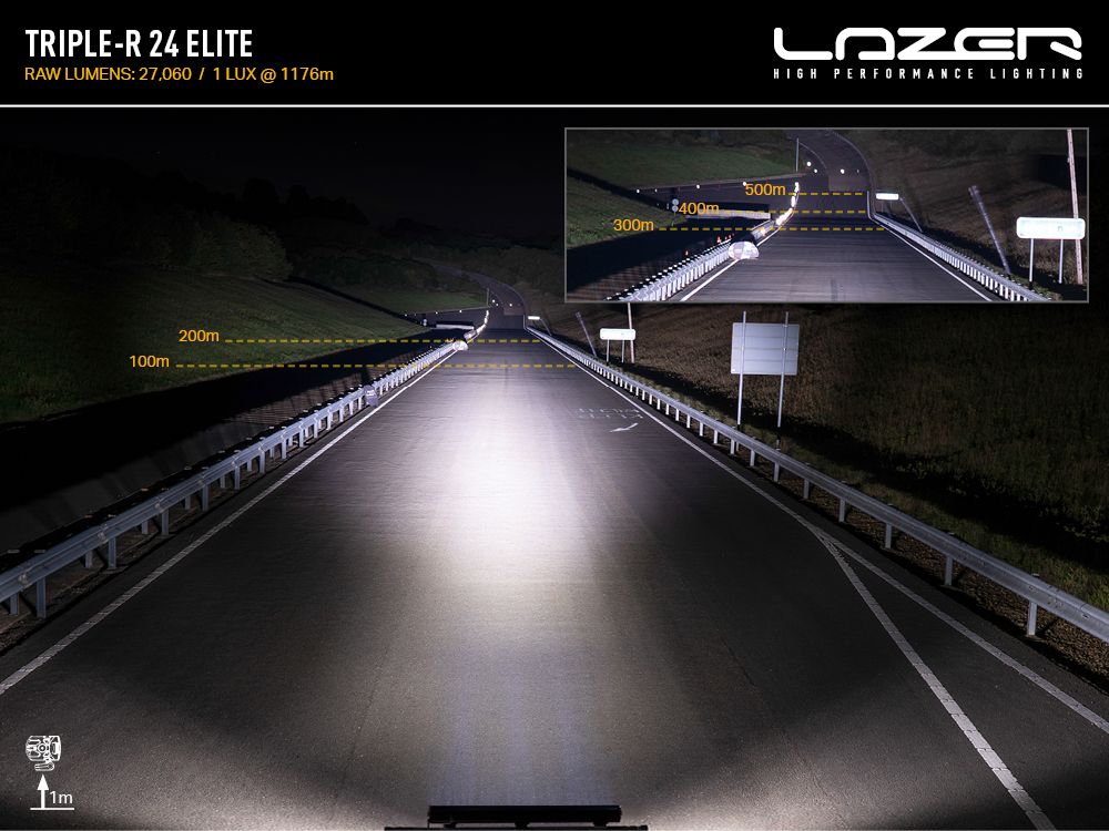 Extraljus Lazer Triple-R 24 Elite GEN2 - Rak / 112 cm / 312W