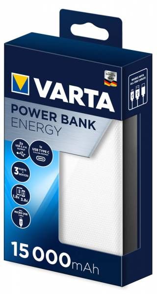 Varta Power Bank Energy 15000 mAh