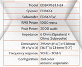 Edge DBX-serien Probox 6,5" med subwoofer