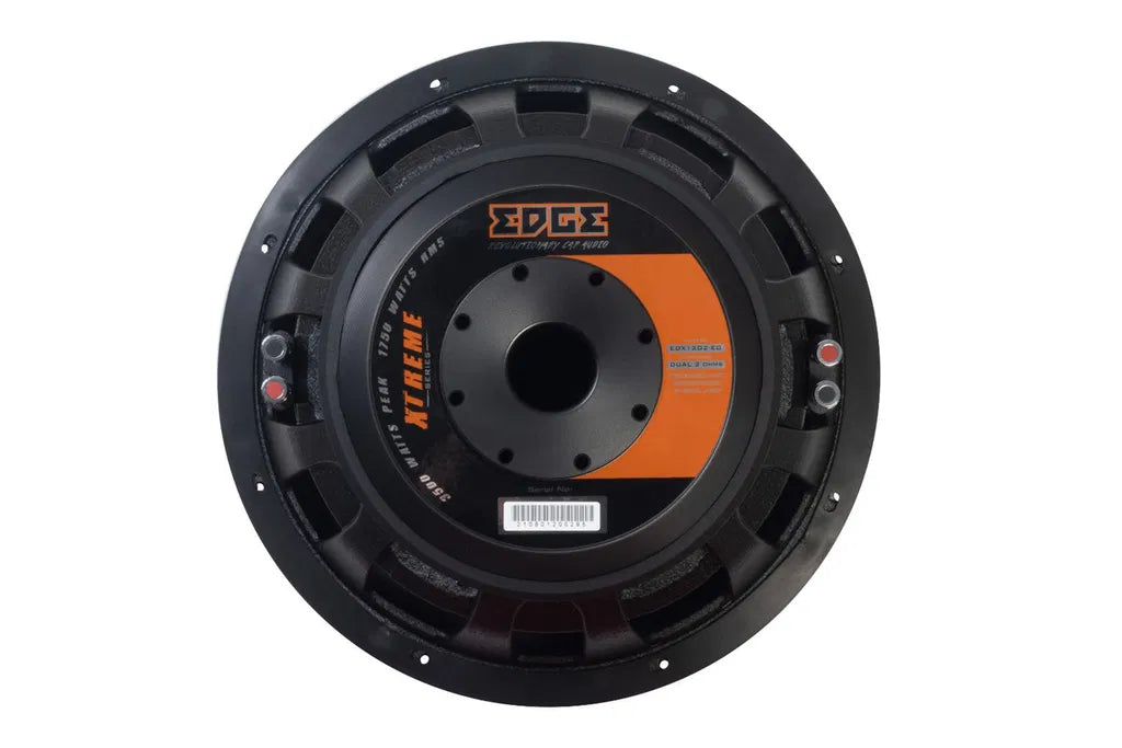 EDGE XTREME series 12” 2000 watts RMS dual 2ohm EDX12D2-E0